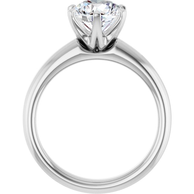 2.00 carat Round Lab-Grown GH/VS2+ Modern Solitaire Engagement Ring in 14KW | ViewB_4 2.00 carat Round Lab-Grown GH/VS2+ Modern Solitaire Engagement Ring in 14KW | ViewB_4