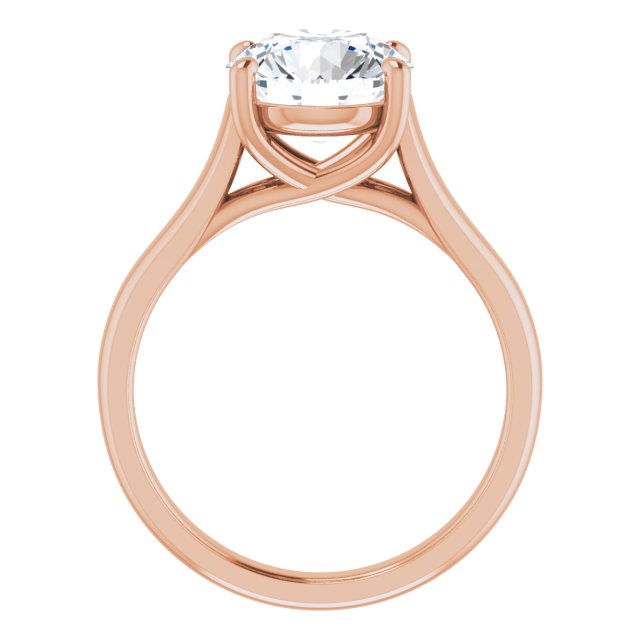 2.50 carat Round Diamond EF/VS1+ Trellis Solitaire Engagement Ring in 14KR | ViewB_4 2.50 carat Round Diamond EF/VS1+ Trellis Solitaire Engagement Ring in 14KR | ViewB_4