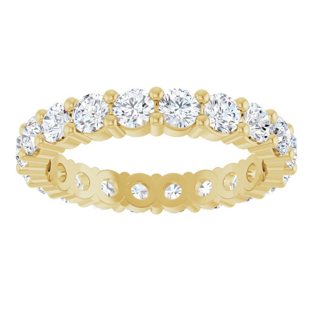 Classic 2.00 tcw Round Diamond GH/VS2+ Eternity Ring in 14KY | ViewS Classic 2.00 tcw Round Diamond GH/VS2+ Eternity Ring in 14KY | ViewS