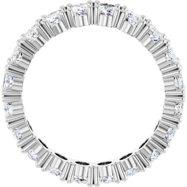 Classic 5.20 tcw Oval Lab-Grown GH/VS2+ Eternity Ring in 14KW | ViewB_4 Classic 5.20 tcw Oval Lab-Grown GH/VS2+ Eternity Ring in 14KW | ViewB_4
