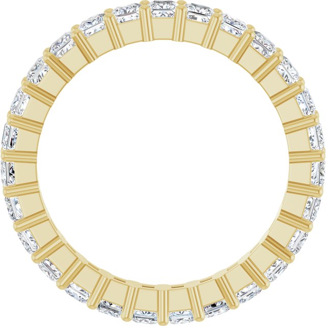 Classic 2.16 tcw Square Lab-Grown EF/VS1+ Eternity Ring in 18KY | ViewB_4 Classic 2.16 tcw Square Lab-Grown EF/VS1+ Eternity Ring in 18KY | ViewB_4