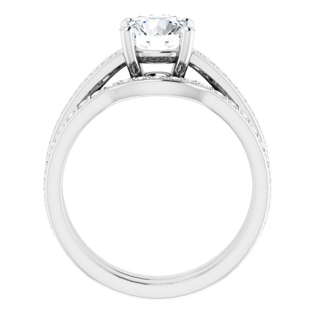 1.44 Round Lab-Grown GH/VS2+ Cathedral Sidestone Engagement Ring in PLAT | AllComponents_ViewB_4