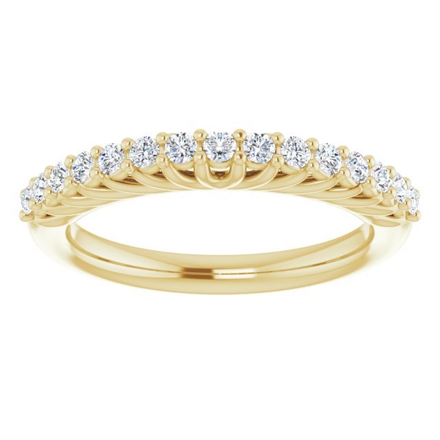 Trellis 0.38 Round Lab-Grown D/VVS2+ Anniversary Ring in 14KY | ViewS Trellis 0.38 Round Lab-Grown D/VVS2+ Anniversary Ring in 14KY | ViewS