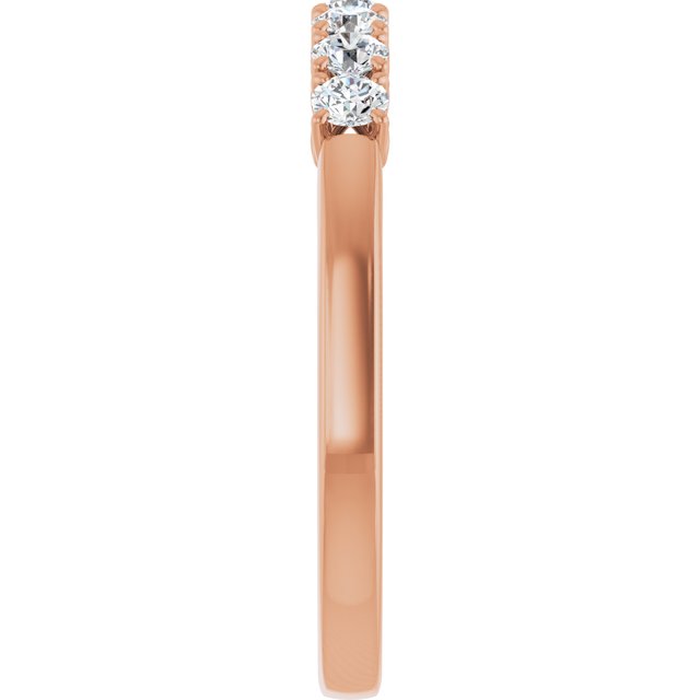 Seven Stone 0.42 Round Diamond EF/VS1+ Anniversary Ring in 14KR | ViewE