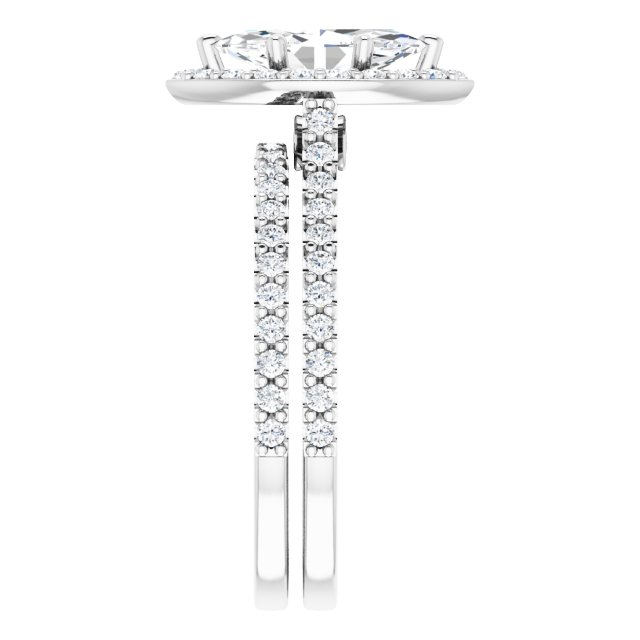1.44 Tcw Marquise Diamond D/VVS2+ Suspended Halo Engagement Ring in PLAT | AllComponents_ViewE 1.44 Tcw Marquise Diamond D/VVS2+ Suspended Halo Engagement Ring in PLAT | AllComponents_ViewE