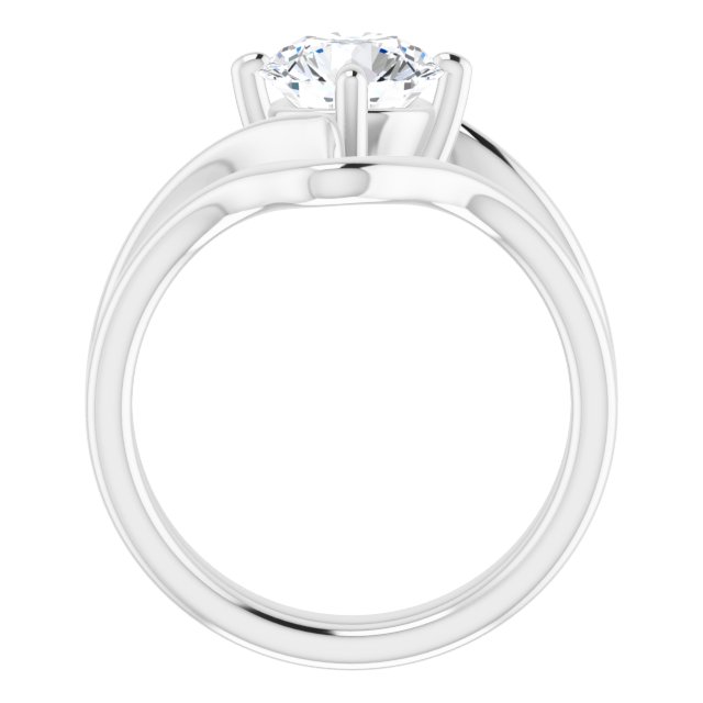 1.50 carat Round Lab-Grown GH/VS2+ Modern Solitaire Engagement Ring in PLAT | AllComponents_ViewB_4 1.50 carat Round Lab-Grown GH/VS2+ Modern Solitaire Engagement Ring in PLAT | AllComponents_ViewB_4