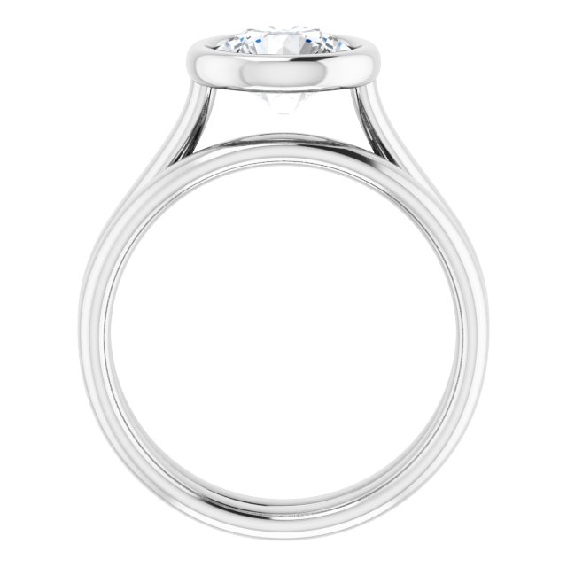 1.50 carat Round Lab-Grown GH/VS2+ Bezel Solitaire Engagement Ring in PLAT | AllComponents_ViewB_4 1.50 carat Round Lab-Grown GH/VS2+ Bezel Solitaire Engagement Ring in PLAT | AllComponents_ViewB_4