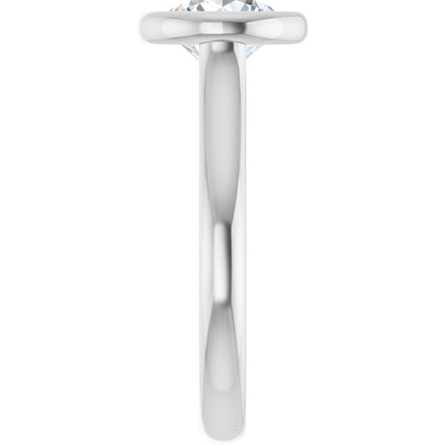 1.50 carat Round Lab-Grown GH/VS2+ Bezel Solitaire Engagement Ring in PLAT | ViewE 1.50 carat Round Lab-Grown GH/VS2+ Bezel Solitaire Engagement Ring in PLAT | ViewE