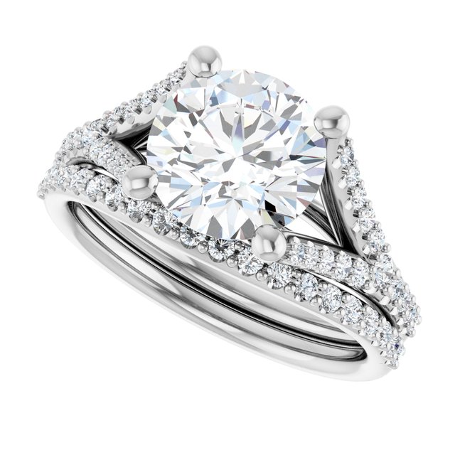 2.50 Round Diamond EF/VS1+ Cathedral Sidestone Engagement Ring in 18KW | AllComponents_View5 2.50 Round Diamond EF/VS1+ Cathedral Sidestone Engagement Ring in 18KW | AllComponents_View5