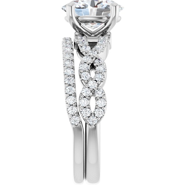 2.55 Oval Lab-Grown D/VVS2+ Twisted Sidestone Engagement Ring in 14KW | AllComponents_ViewE 2.55 Oval Lab-Grown D/VVS2+ Twisted Sidestone Engagement Ring in 14KW | AllComponents_ViewE