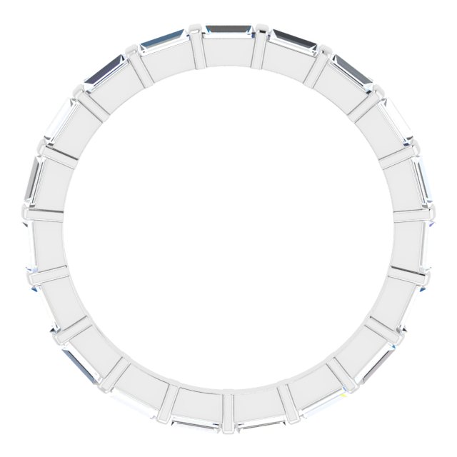 Classic 1.52 tcw Straight Baguette Lab-Grown GH/VS2+ Eternity Ring in 14KW | ViewB_4 Classic 1.52 tcw Straight Baguette Lab-Grown GH/VS2+ Eternity Ring in 14KW | ViewB_4