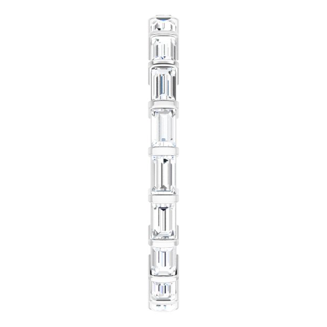Classic 1.52 tcw Straight Baguette Lab-Grown GH/VS2+ Eternity Ring in 14KW | ViewE Classic 1.52 tcw Straight Baguette Lab-Grown GH/VS2+ Eternity Ring in 14KW | ViewE
