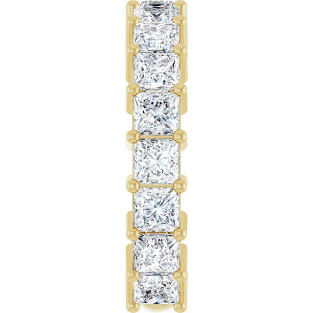 Classic 4.42 Square Lab-Grown GH/VS2+ Anniversary Ring in 14KY | ViewE