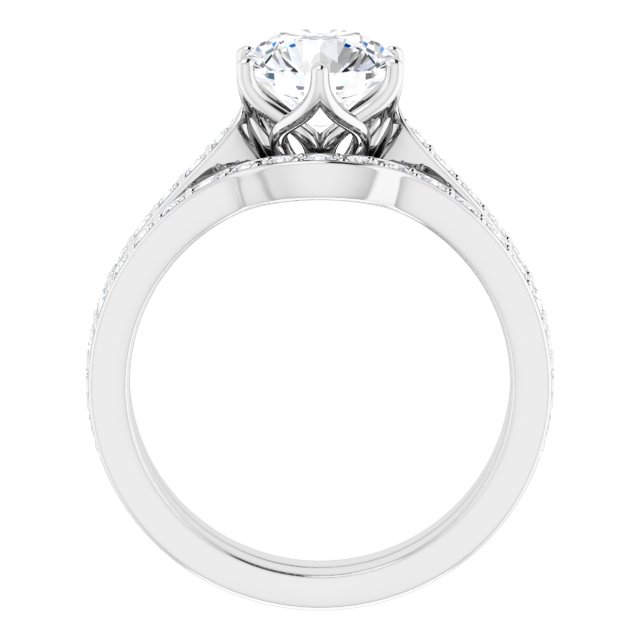 1.85 Round Diamond EF/VS1+ Tulip Sidestone Engagement Ring in 18KW | AllComponents_ViewB_4 1.85 Round Diamond EF/VS1+ Tulip Sidestone Engagement Ring in 18KW | AllComponents_ViewB_4