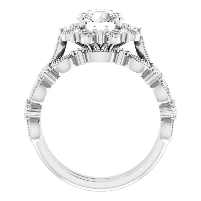 1.45 Tcw Round Lab-Grown GH/VS2+ Floral Halo Engagement Ring in 14KW | AllComponents_ViewB_4 1.45 Tcw Round Lab-Grown GH/VS2+ Floral Halo Engagement Ring in 14KW | AllComponents_ViewB_4