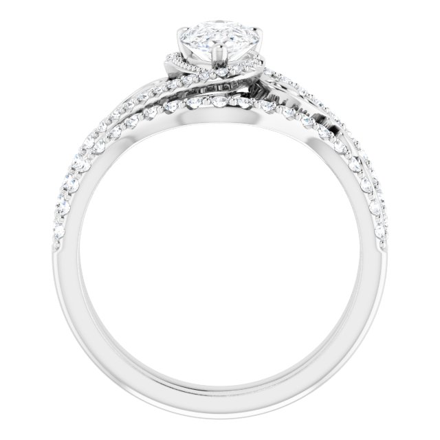 1.14 Tcw Pear Lab-Grown GH/VS2+ Bypass Halo Engagement Ring in PLAT | AllComponents_ViewB_4 1.14 Tcw Pear Lab-Grown GH/VS2+ Bypass Halo Engagement Ring in PLAT | AllComponents_ViewB_4