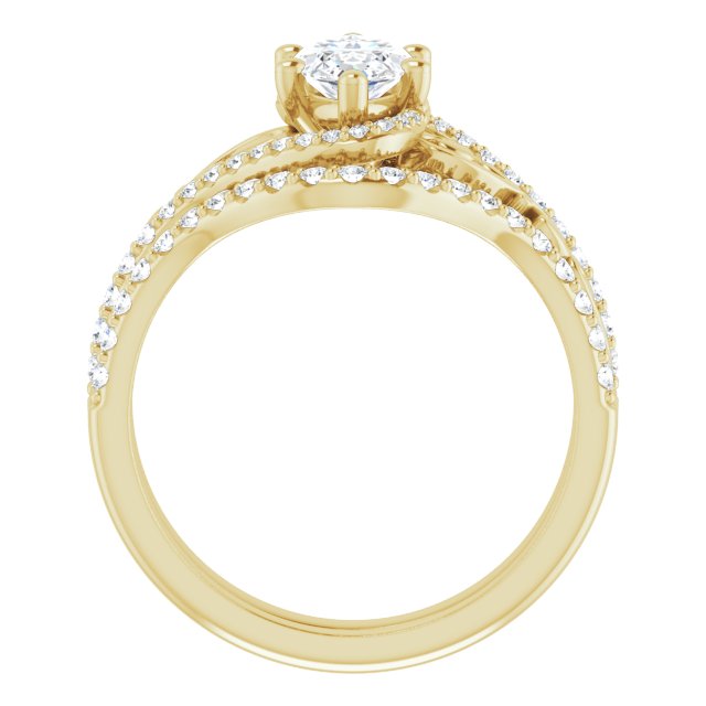 1.20 Tcw Marquise Diamond EF/VS1+ Bypass Halo Engagement Ring in 14KY | AllComponents_ViewB_4 1.20 Tcw Marquise Diamond EF/VS1+ Bypass Halo Engagement Ring in 14KY | AllComponents_ViewB_4