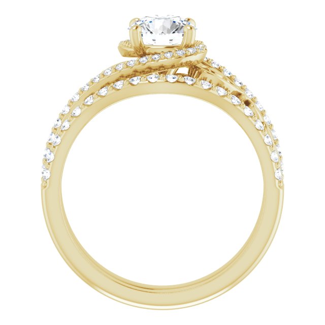 1.01 Tcw Round Lab-Grown EF/VS1+ Bypass Halo Engagement Ring in 18KY | AllComponents_ViewB_4 1.01 Tcw Round Lab-Grown EF/VS1+ Bypass Halo Engagement Ring in 18KY | AllComponents_ViewB_4