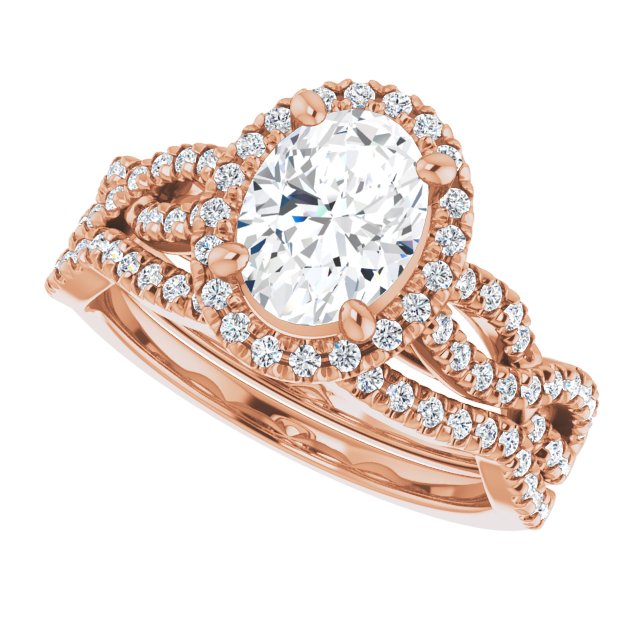 1.89 Tcw Oval Diamond EF/VS1+ Infinity Halo Engagement Ring in 18KR | AllComponents_View5 1.89 Tcw Oval Diamond EF/VS1+ Infinity Halo Engagement Ring in 18KR | AllComponents_View5