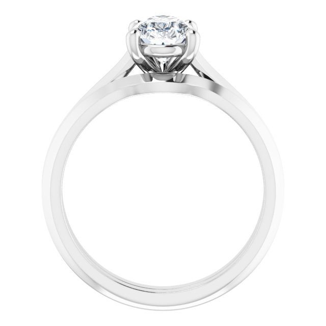 1.50 carat Pear Lab-Grown GH/VS2+ Vintage Solitaire Engagement Ring in 14KW | AllComponents_ViewB_4 1.50 carat Pear Lab-Grown GH/VS2+ Vintage Solitaire Engagement Ring in 14KW | AllComponents_ViewB_4