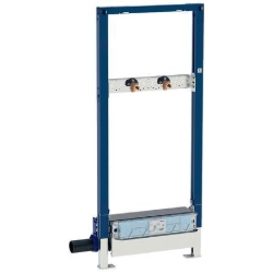 Picture of Geberit Duofix Element für Dusche, 130 cm, mit Wandablauf, Wandarmatur Aufputz, für Estrichhöhe am Einlauf 65–90 mm, Art.Nr. : 111.589.00.1