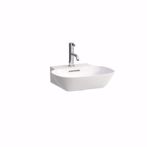 Picture of Laufen INO - Handwaschbecken INO 45X41 WEISS, 000 weiss, 1 Hahnloch, 450 x 410 x 120, Art.Nr. : H8153010001041