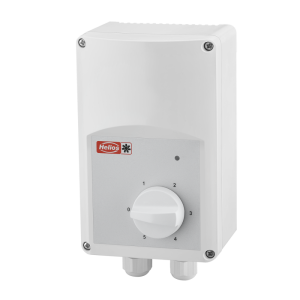 Picture of Helios - TSW 1.5 Trafo-Drehzahlregler 5-stufig 230V/50Hz, 1.5A, für Aufputz-Montage, Art.Nr. : TSW 1.5