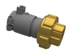 Picture of +GF+ INSTAFLEX Übergangs-Verschraubung PB/Messing Elektroschweissen / Innengewinde, d mm: 20, Art.Nr.: 760857222