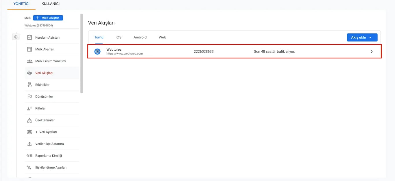 Google Analytics 4 Kurulumu 22