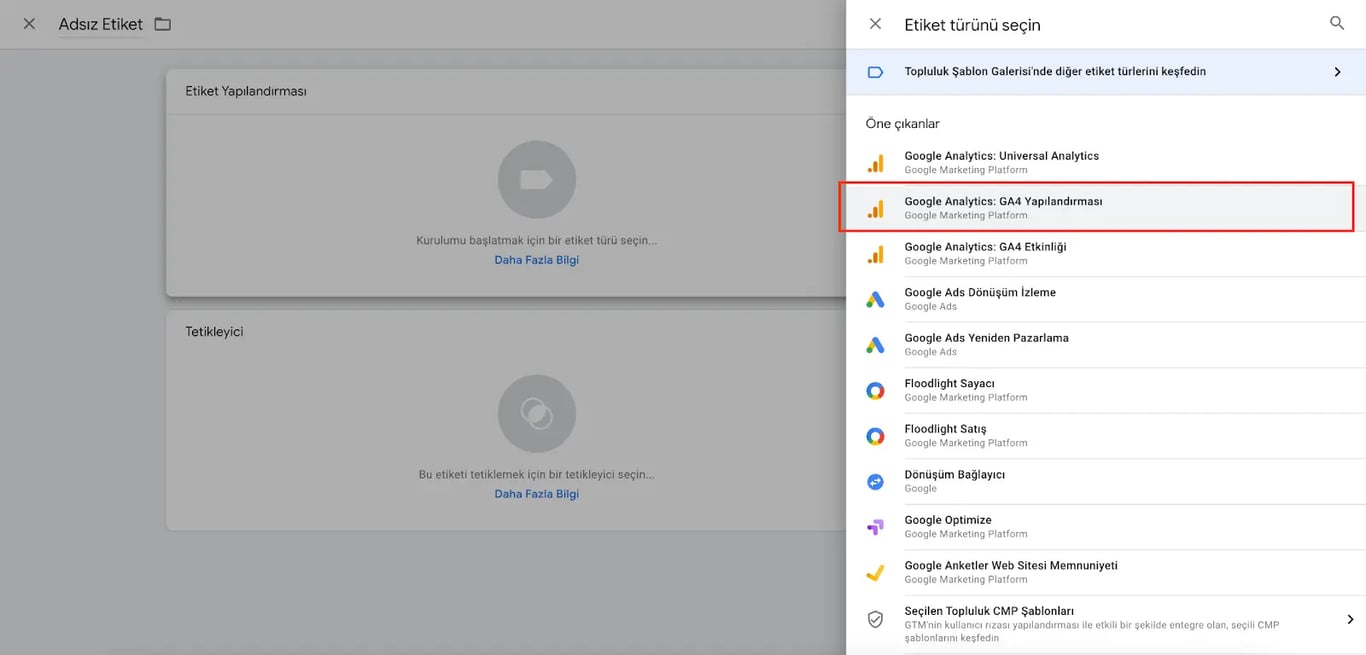 Google Analytics 4 Kurulumu 22