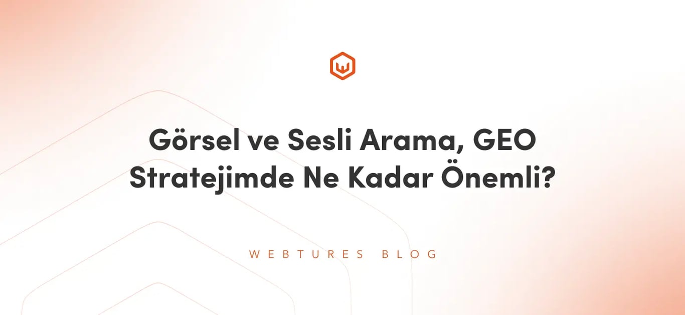 Görsel ve Sesli Arama, GEO Stratejimde Ne Kadar Önemli?