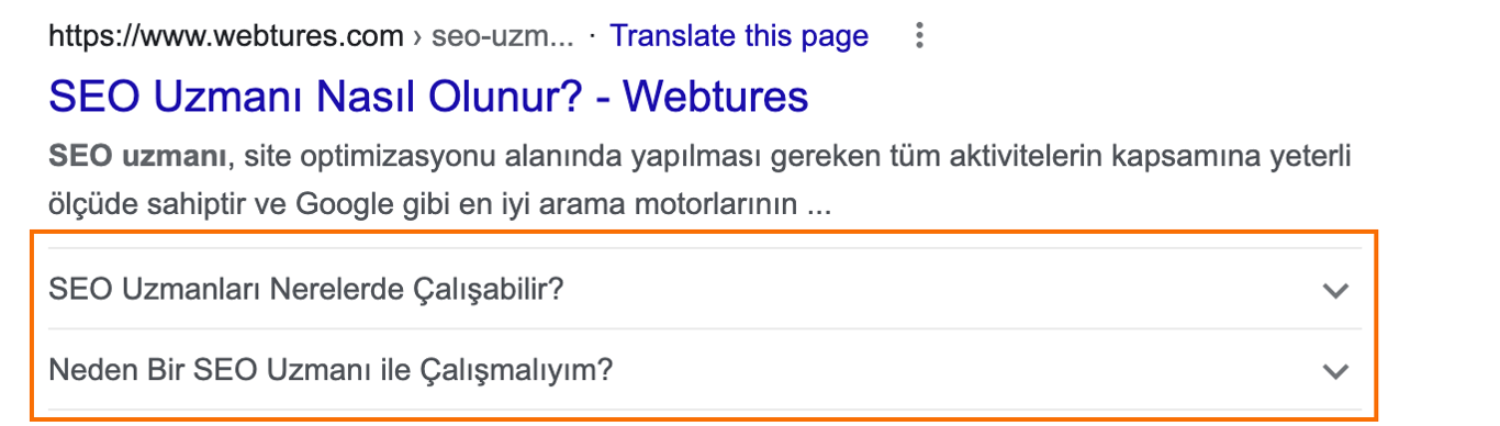 CTR artır - Yapısal Veri