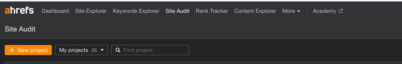site audit hazırlama