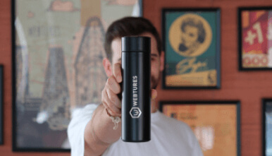 Webtures teammate working by the window