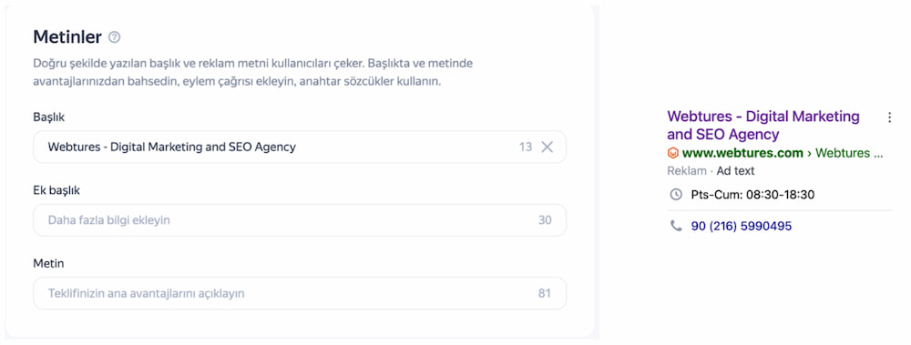 yandex reklam kampanyası oluşturma 7