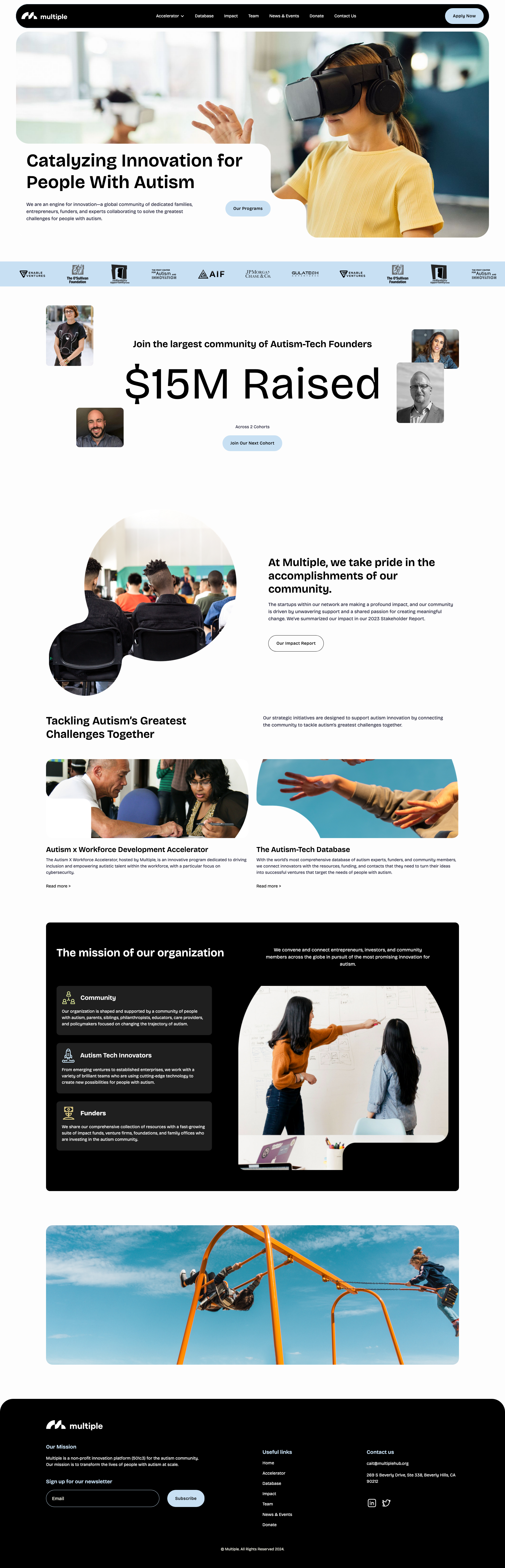 Screenshot of Multiple website