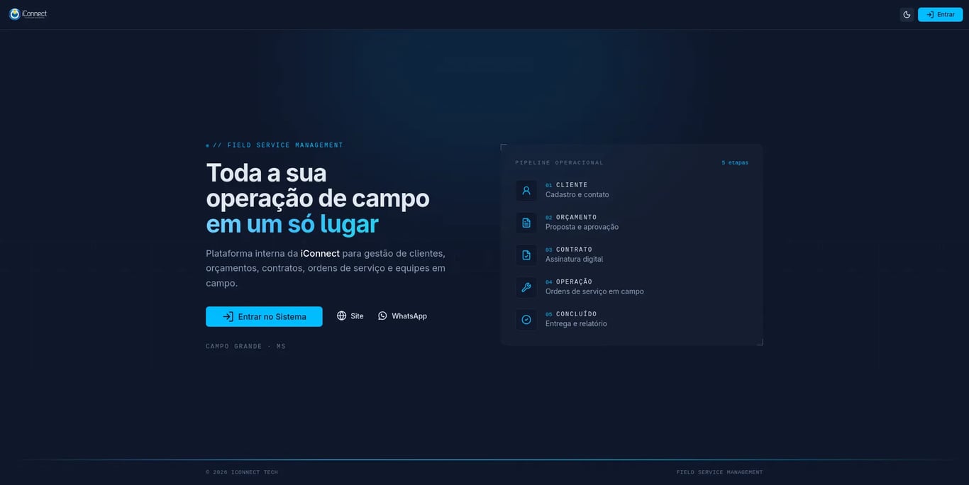 Sistema de Gestão de Serviços de Campo