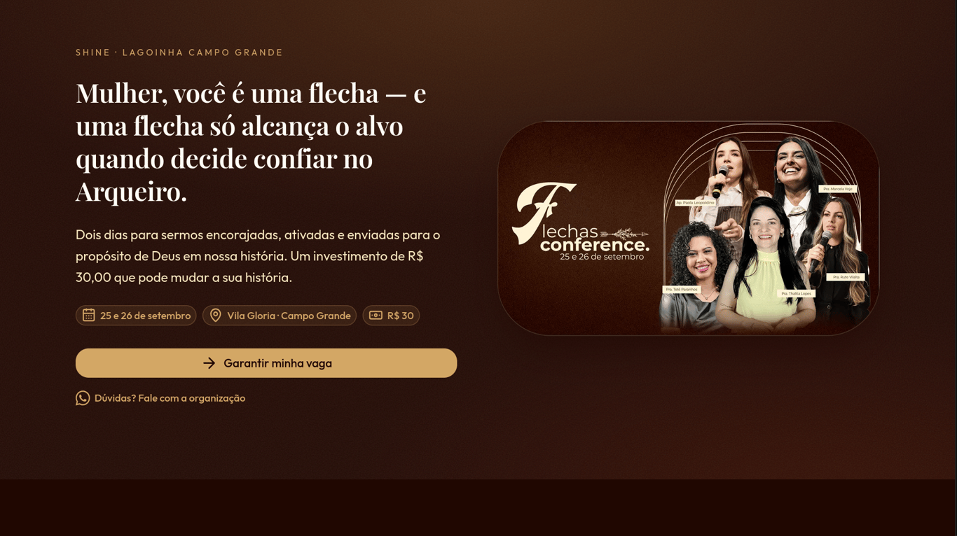 Lagoinha Campo Grande — Flechas Conference