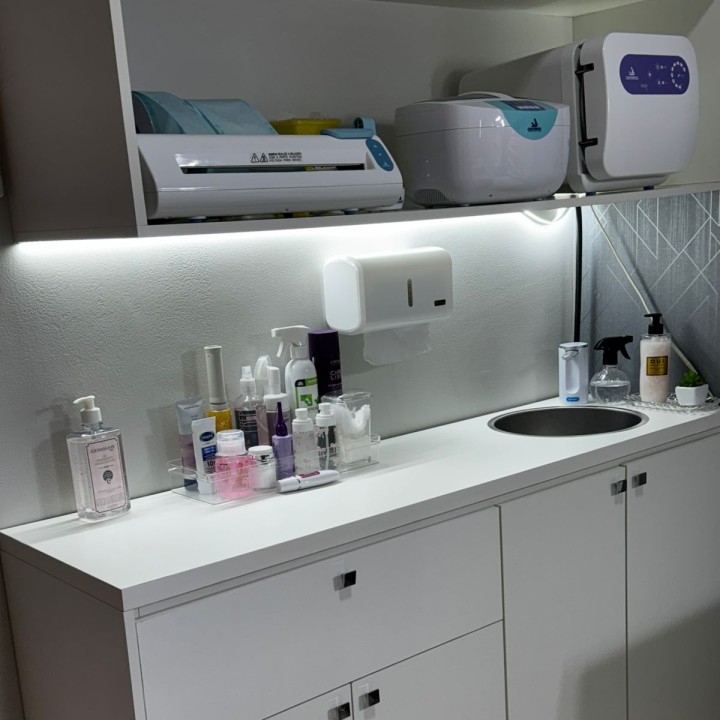 Sala de atendimento higienizada