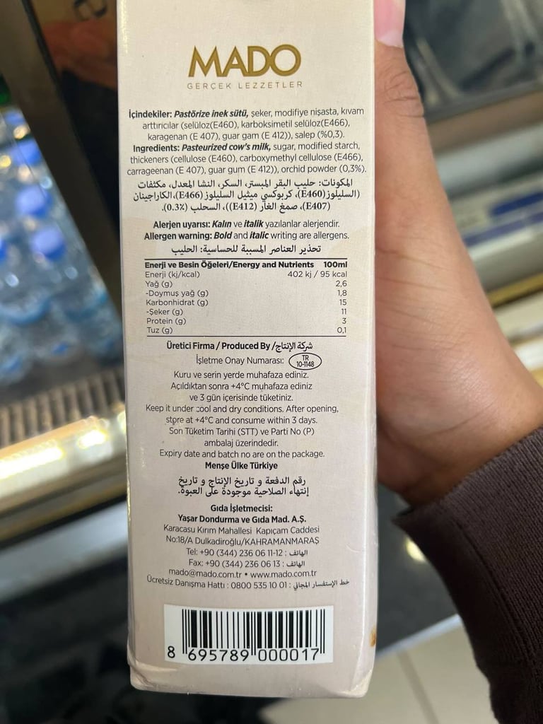 Mado, salepli içecek ürünüyle ilgili Gıda Dedektifi'ne açıklama yaptı: Salep oranı ürünün teknolojis...