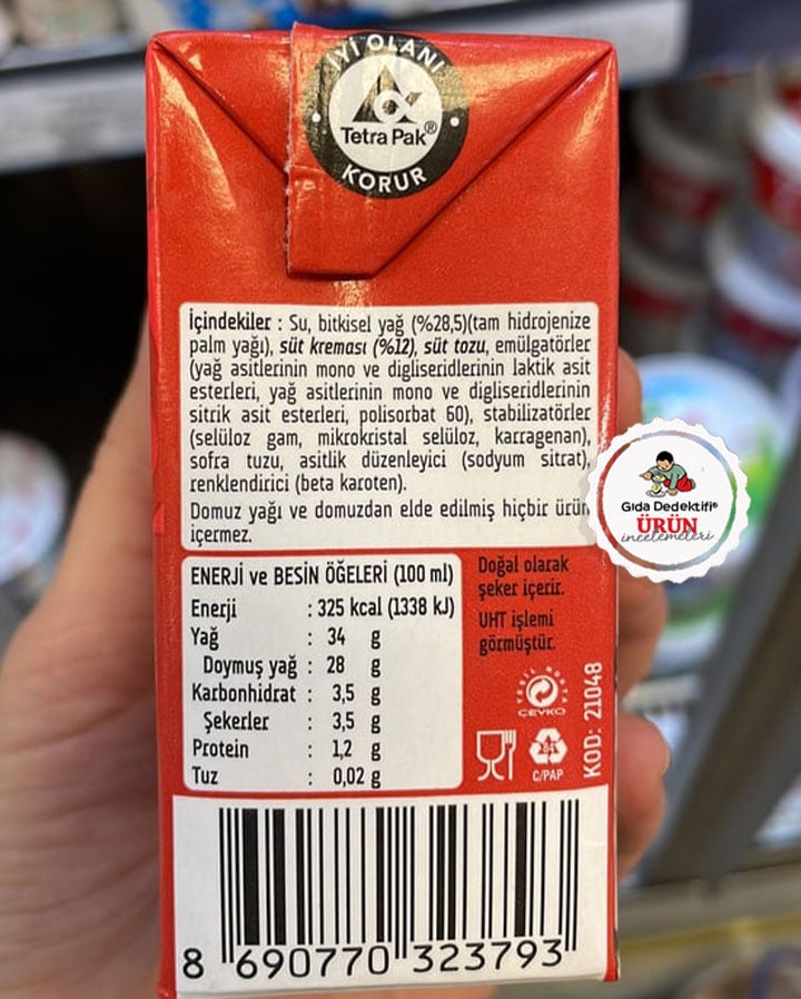 Pakmaya ŞefKrema Bitkisel ve Süt Yağı Bazlı Krema