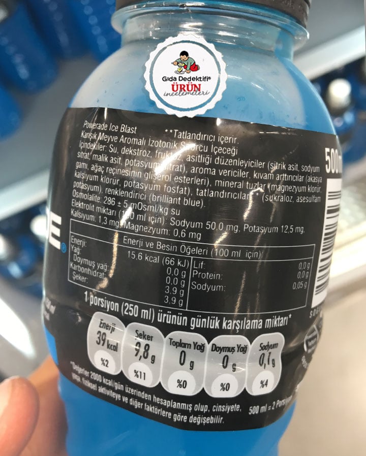 Gıda Dedektifi | Powerade Ice Blast