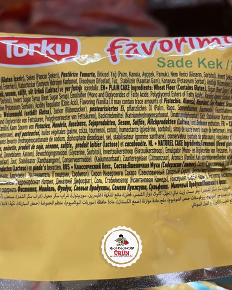 Torku Favorimo Vanilya Aromalı Kek