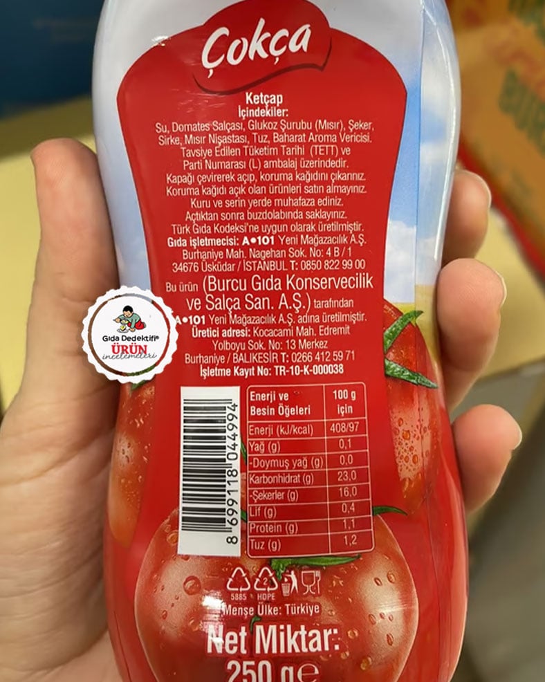 Çokça Domates Ketçap