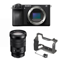 Sony Alpha A6700 Body + Sony E PZ 18-105mm F4 G OSS + SmallRig Hawk Lock Cage Kit for Sony A6700 5060