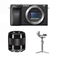 Sony Alpha A6400 Body + Sony E 50mm F1.8 OSS + DJI RS 4 Mini