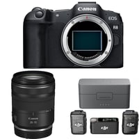 Canon EOS R8 Body + Canon RF 28-70mm F2.8 IS STM + DJI Mic 2