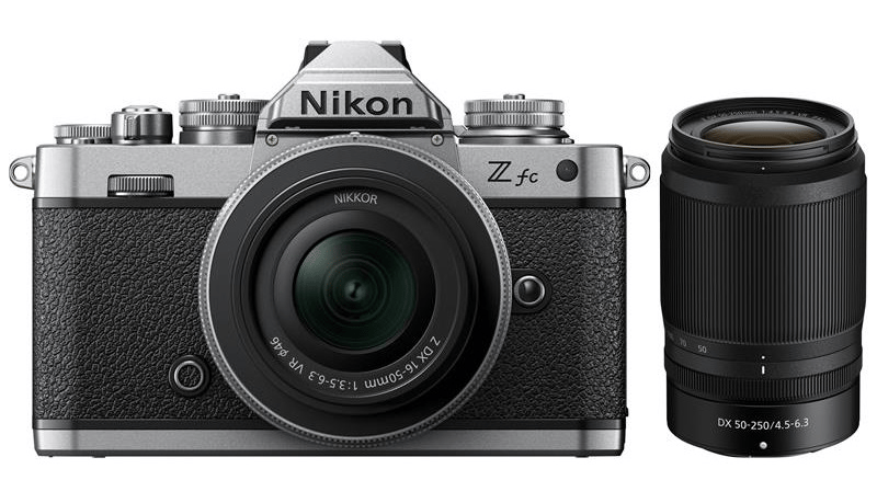 Máy ảnh Nikon Z FC Kit Z DX 16-50mm F3.5-6.3 VR + Nikkor Z DX 50-250mm F4.5-6.3 VR (Nhập Khẩu)
