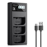 Sạc pin 3 khe K&F Concept LP-E6 KF28.0062 cho R5, R6, R6II, R7