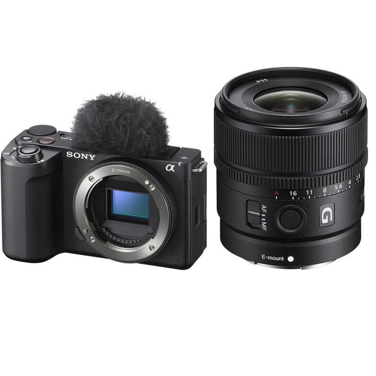 Sony ZV-E10 Mark II Body + Sony E 15mm F1.4 G